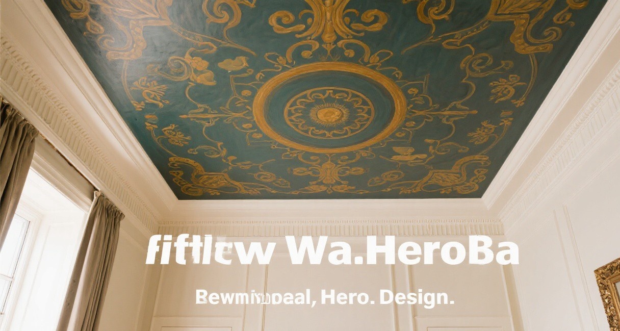 How to Create a Statement Ceiling with Paint and Molding